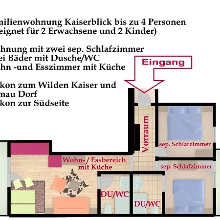 Appartement Kaiserapart Zentrum