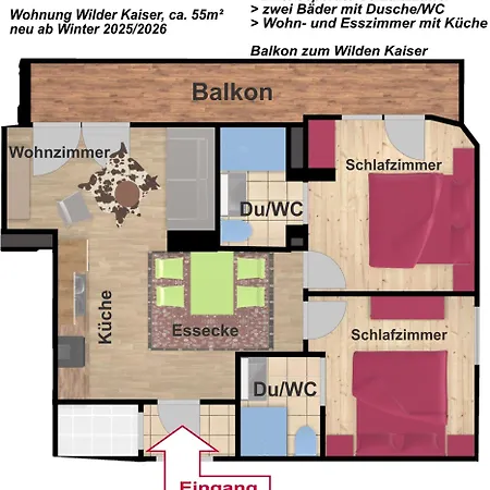 Kaiserapart Zentrum شقة