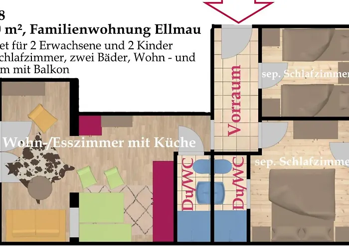 Apartmán Kaiserapart Zentrum *