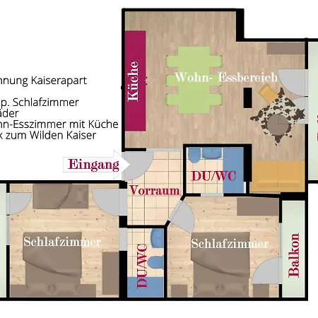 Kaiserapart Zentrum Διαμέρισμα