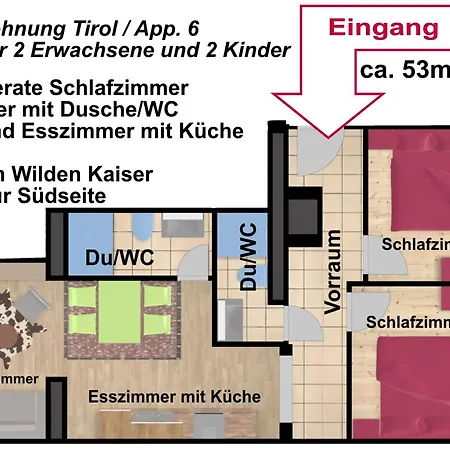 דירה Kaiserapart Zentrum *