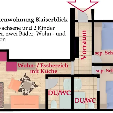 Appartement Kaiserapart Zentrum